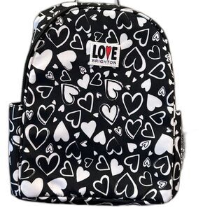Brighton Endless Love Black/White Backpack - NWT